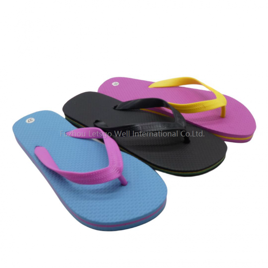 Customized PE PVC Flip Flops Unisex High Quality Anti-Slip flip flops in Manufacturer China With Custom logo