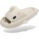 Men's and Women's Shark Slides Cloud Slippers Summer Novelty Open Toe Slide Sandals Anti-Slip Beach Pool Shower Shoes with Cushioned Thick Sole