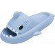 Men's and Women's Shark Slides Cloud Slippers Summer Novelty Open Toe Slide Sandals Anti-Slip Beach Pool Shower Shoes with Cushioned Thick Sole