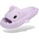 Men's and Women's Shark Slides Cloud Slippers Summer Novelty Open Toe Slide Sandals Anti-Slip Beach Pool Shower Shoes with Cushioned Thick Sole