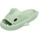 Men's and Women's Shark Slides Cloud Slippers Summer Novelty Open Toe Slide Sandals Anti-Slip Beach Pool Shower Shoes with Cushioned Thick Sole