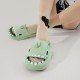 Men's and Women's Shark Slides Cloud Slippers Summer Novelty Open Toe Slide Sandals Anti-Slip Beach Pool Shower Shoes with Cushioned Thick Sole