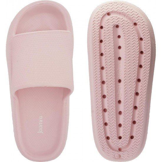 EVA Pillow Slippers for Women and Men Non Slip Quick Drying Shower Slides Bathroom Sandals 