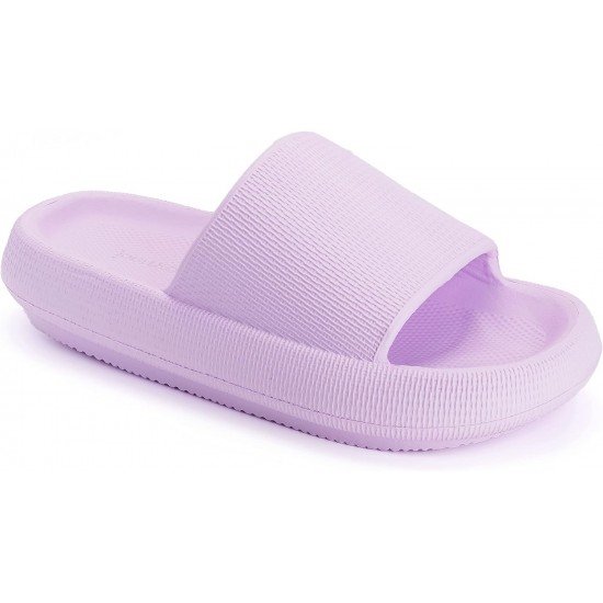 EVA Pillow Slippers for Women and Men Non Slip Quick Drying Shower Slides Bathroom Sandals 