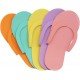 24 Pair Eva Disposable Anti-Slip Pedicure Slippers,Disposable Flip Flops,Foam Slippers,Spa Slippers for Salon Nail Foot Spa