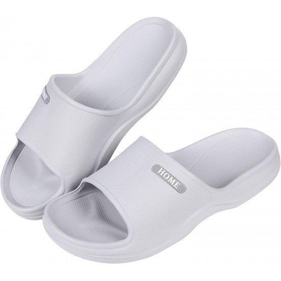 Soft Shower Shoes Slides for Women Men Lightweight Pillow Sandals Pool Bathroom Slippers