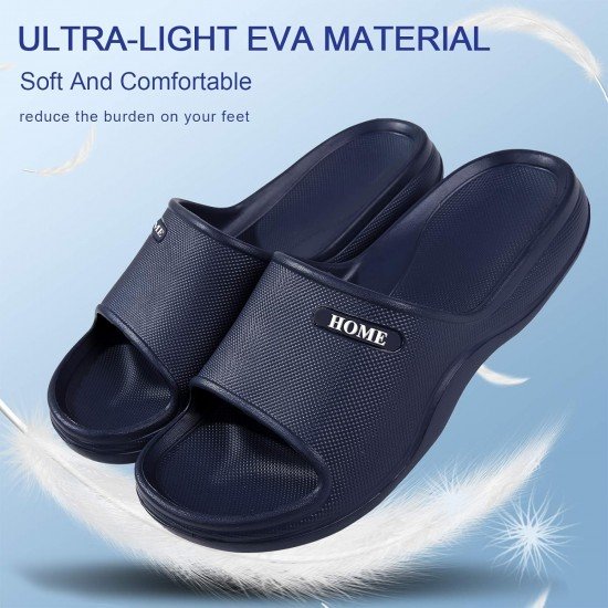 Soft Shower Shoes Slides for Women Men Lightweight Pillow Sandals Pool Bathroom Slippers