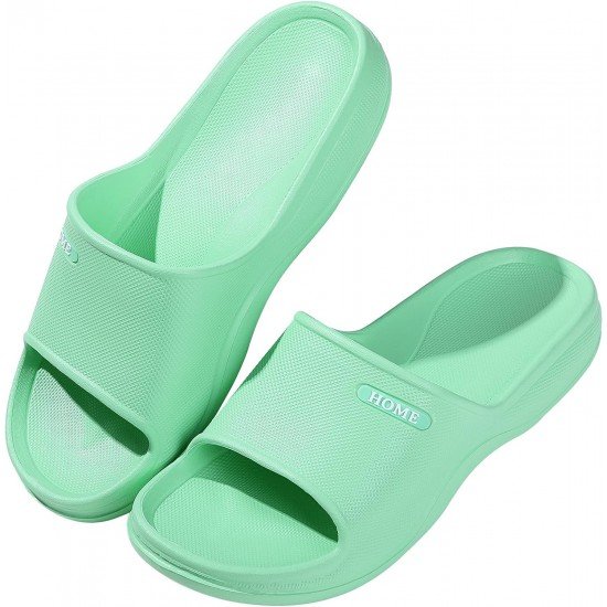 Soft Shower Shoes Slides for Women Men Lightweight Pillow Sandals Pool Bathroom Slippers