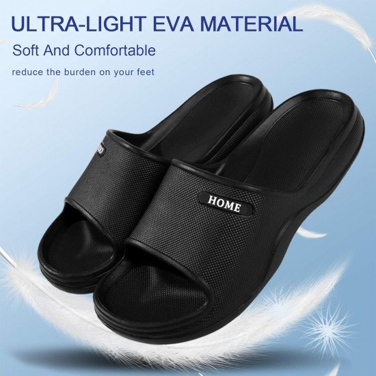 Soft Shower Shoes Slides for Women Men Lightweight Pillow Sandals Pool Bathroom Slippers