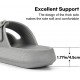 Factory Supply Ultralight EVA Women Men Double Buckle Adjustable EVA Slide Slippers Cloud Pillow Sandals