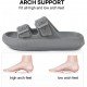 Factory Supply Ultralight EVA Women Men Double Buckle Adjustable EVA Slide Slippers Cloud Pillow Sandals