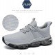 Mens Running Shoes Air Cushion Walking Basketball Sneakers Fashion Tennis Breathable Sport Gym Fitness Cross Trainers