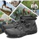 Mens Hiking Shoes Trail Running Shoes Stylish Slip Resistant Fitness Walking Jogging Sock Sneakers