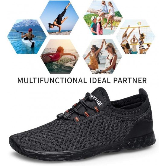 Mens Hiking Shoes Trail Running Shoes Stylish Slip Resistant Fitness Walking Jogging Sock Sneakers