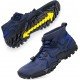 Mens Hiking Shoes Trail Running Shoes Stylish Slip Resistant Fitness Walking Jogging Sock Sneakers