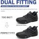 Mens Hiking Shoes Trail Running Shoes Stylish Slip Resistant Fitness Walking Jogging Sock Sneakers